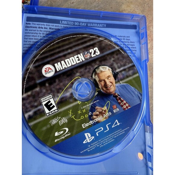 Set of 2 PS4 Games Football Madden 19 & 23 Pre-owned NFL - Picture 4 of 7